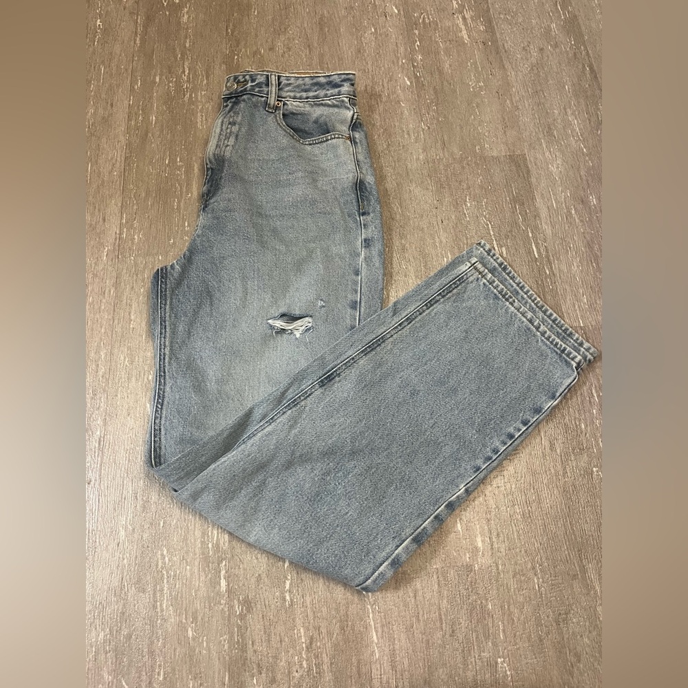PacSun Light Blue Relaxed Wide Leg Jeans